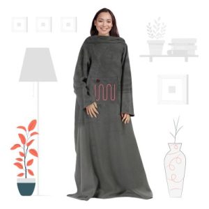 USB Heated blanket grey