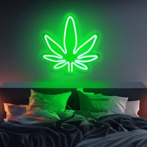 USB Weed Neon Lamp