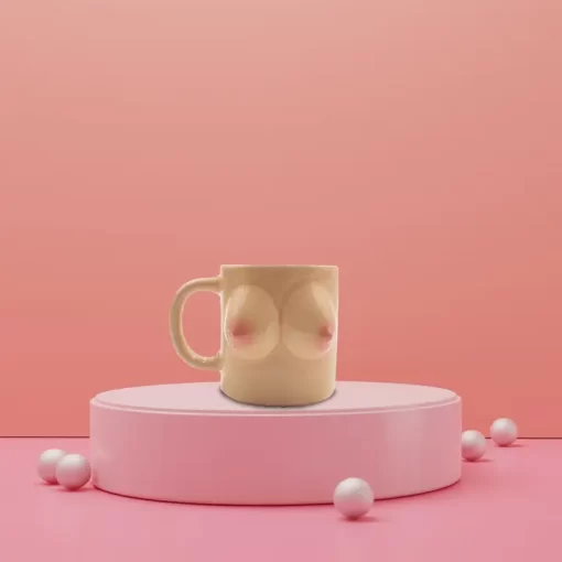 Boob Mug with Removable Bra - Image 3