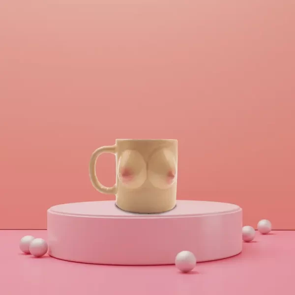 Boob Mug with Removable Bra - Image 3
