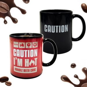 ‘Caution I am Hot’ Heat Change Mug