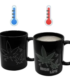 Alternative view of ‘High Life Weed’ Heat Change Mug