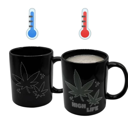 ‘High Life Weed’ Heat Change Mug - Image 2