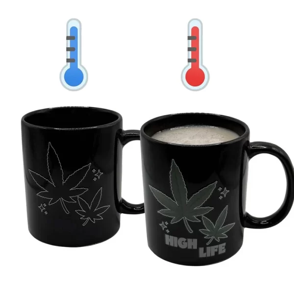 ‘High Life Weed’ Heat Change Mug - Image 2