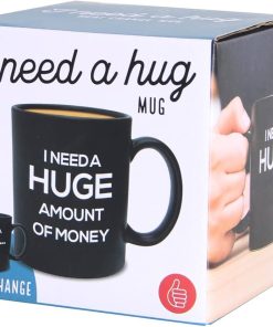 Alternative view of I Need A Hug... Heat Change Mug
