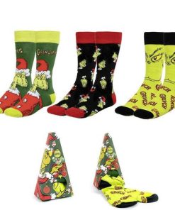 THE GRINCH SOCKS – 3-PACK 38-45