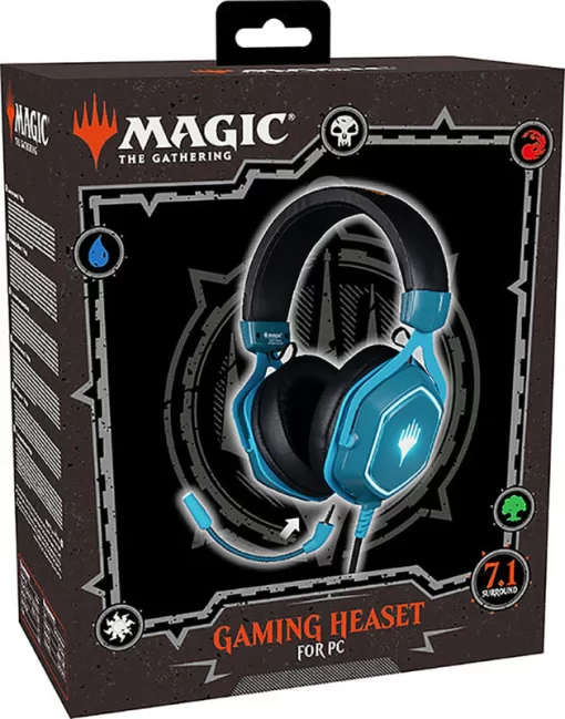 Magic the Gathering 7.1 LED Gaming Headset - Blue - Image 3