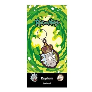 Rick & Morty - Rick ( King of S**t ) Rubber Keychain