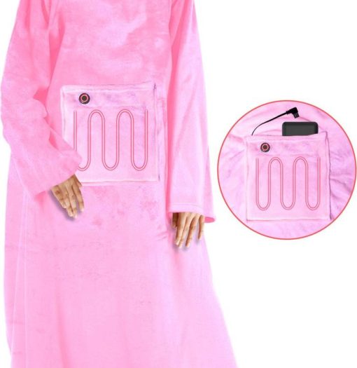 USB Heated blanket pink