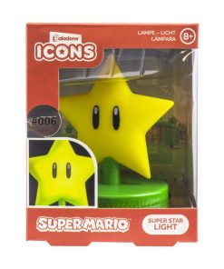 Alternative view of Super Mario Bros Super Star Icon Light