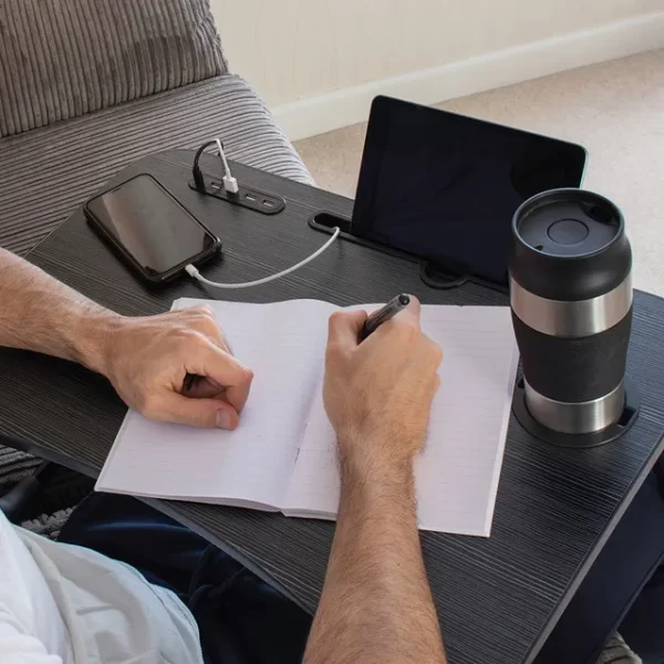 Folding Lap Desk Tray with USB Ports - Image 2