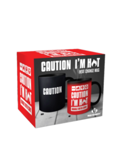 Alternative view of ‘Caution I am Hot’ Heat Change Mug