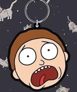 Alternative view of Rick And Morty - Morty Terrified [Keychain]
