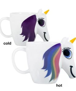 Colour Changing Unicorn Shaped Mug