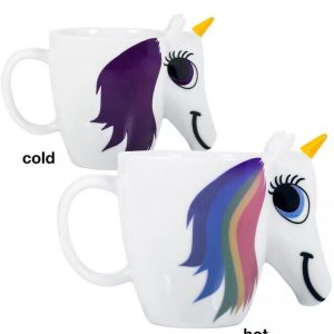Colour Changing Unicorn Shaped Mug