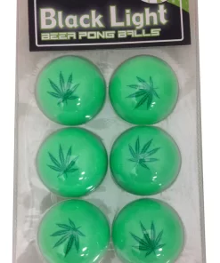 Pot Leaf Neon Pong Balls