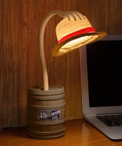 One Piece Straw Hat Posable Light