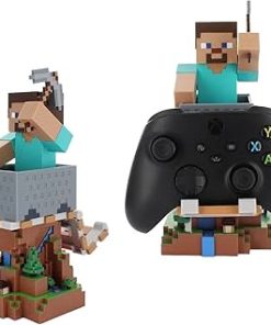 Steve Controller Holder & Phone Stand – Minecraft, Cable Guys