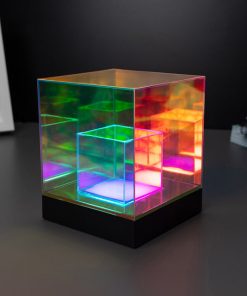 RED5 Holographic Cube Lamp