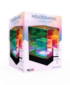 Alternative view of RED5 Holographic Cube Lamp