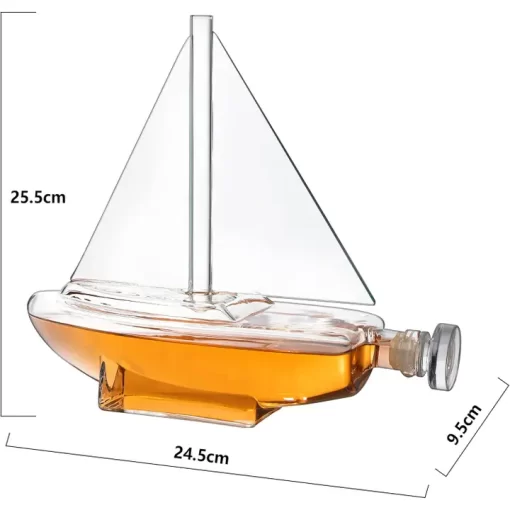 Sailboat Decanter 750ml - Image 3
