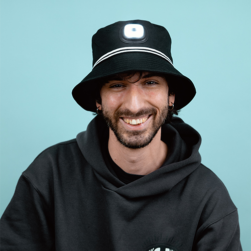 LED Bucket Hat - USB Rechargeable