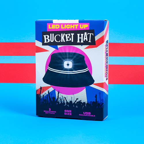 LED Bucket Hat - USB Rechargeable - Image 2