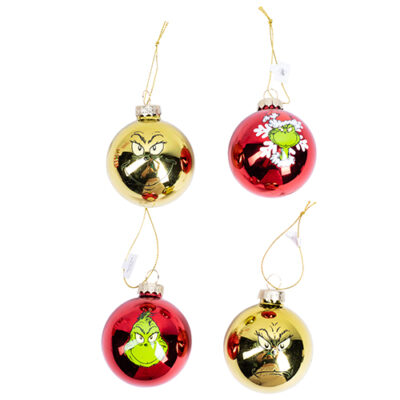 The Grinch 4 Pack Baubles - Image 2