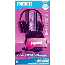 Alternative view of Fortnite Desk Headphone Stand With Light