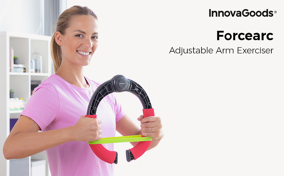 Adjustable Arm Exerciser with Resistance and Exercise Guide - Image 2