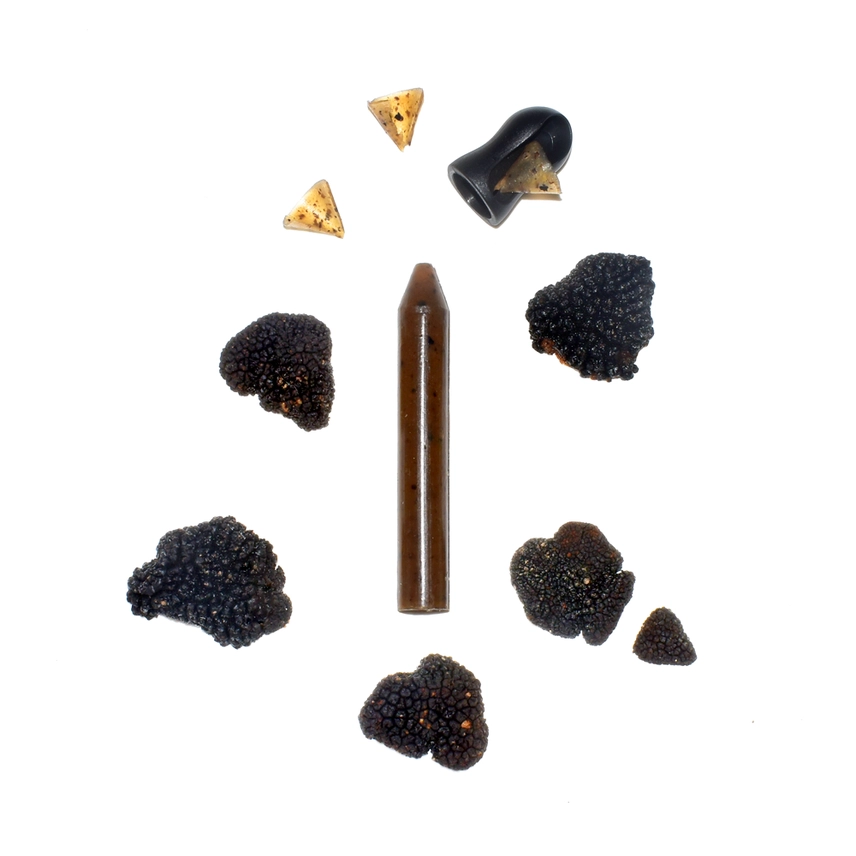 1 Seasoning Pencil in a Box / Black Truffle , Curry & turmeric (ORGANIC), Preserved lemon (ORGANIC),Basil (ORGANIC), Smoked black garlic and Balsamic & raspberry (ORGANIC) (ORGANIC) - Image 2
