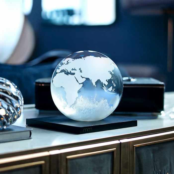 Earth Storm Glass Globe