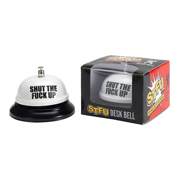 Shut the F**k Up Desk Bell