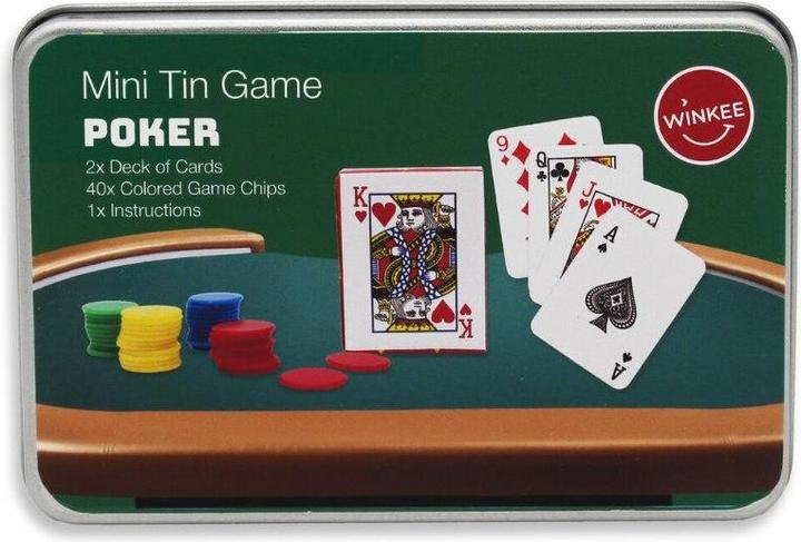 Mini Tin Game Poker