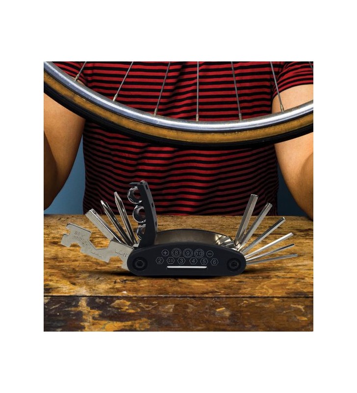 InGenious Compact 16-in-1 Cyclist Tools Bike Repair Kit - Image 2