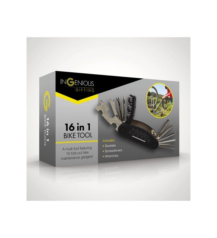InGenious Compact 16-in-1 Cyclist Tools Bike Repair Kit