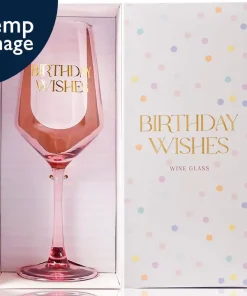 Wine Glass - Birthday Wishes