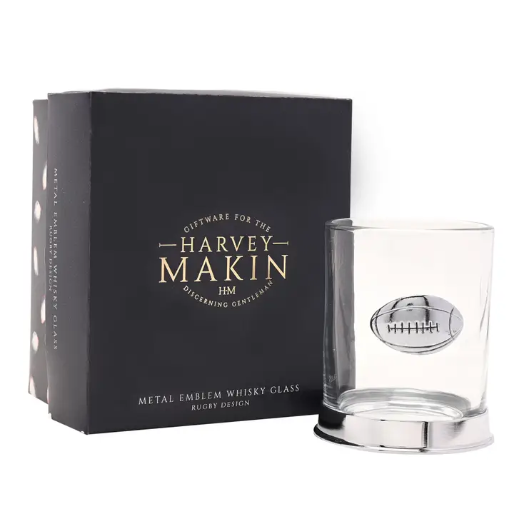 Harvey Makin Whiskey Glass - Rugby