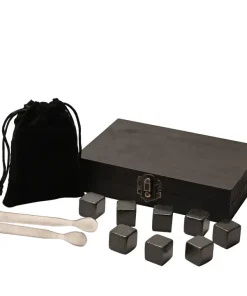 Harvey Makin Whisky Stones & Tong Set