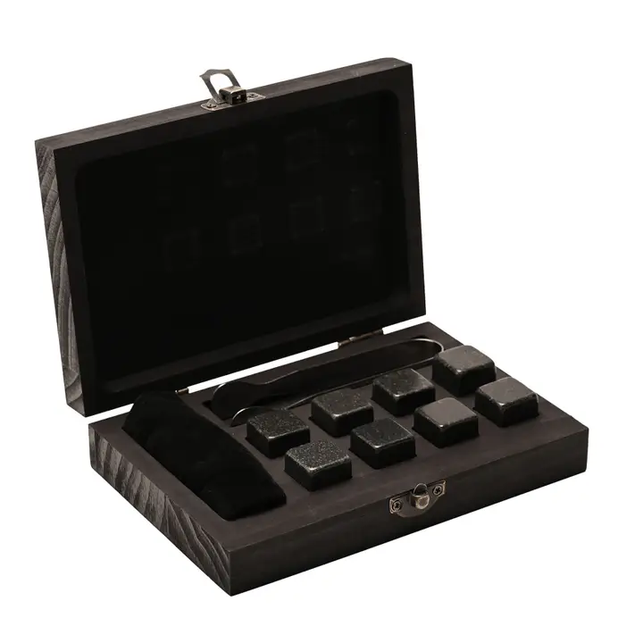 Harvey Makin Whisky Stones & Tong Set - Image 2