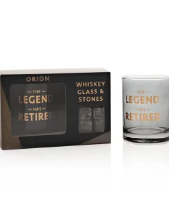 Whiskey Glass & Stones - Retirement