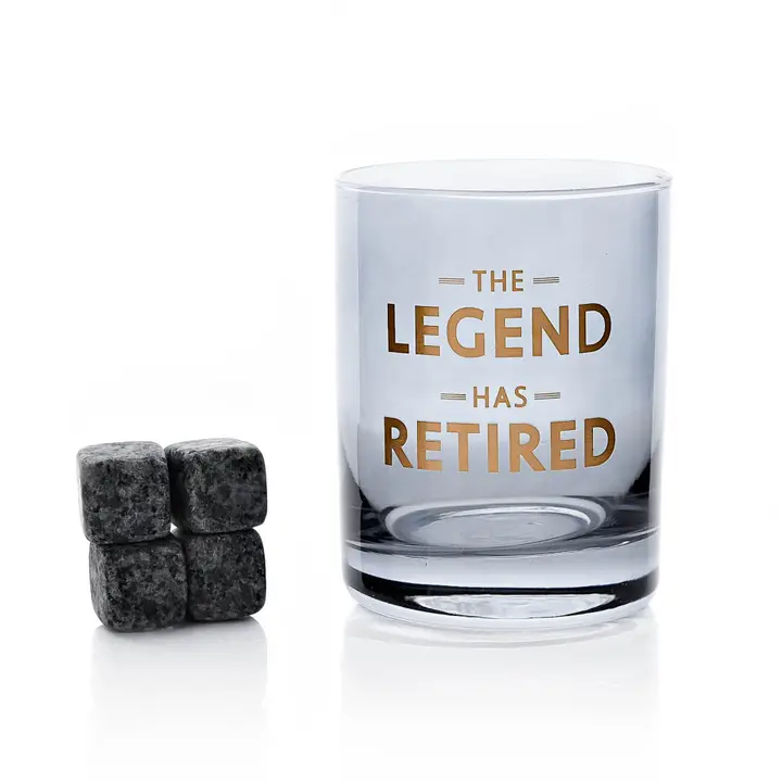 Whiskey Glass & Stones - Retirement - Image 2