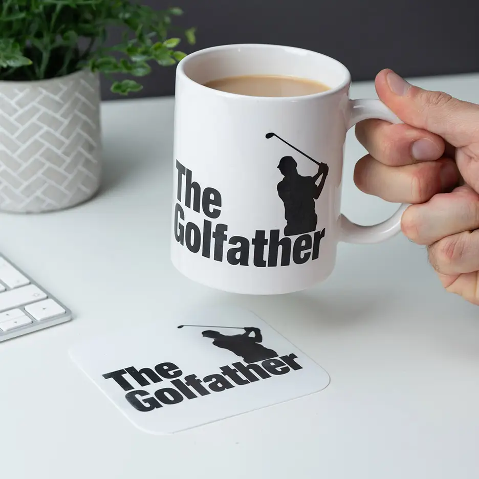 Golfather Mug and Coaster