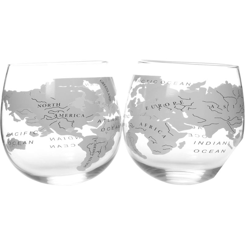 Globe Rocker Glasses 2 Pk - Image 2