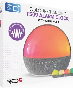 White Noise Colour Changing Alarm Clock