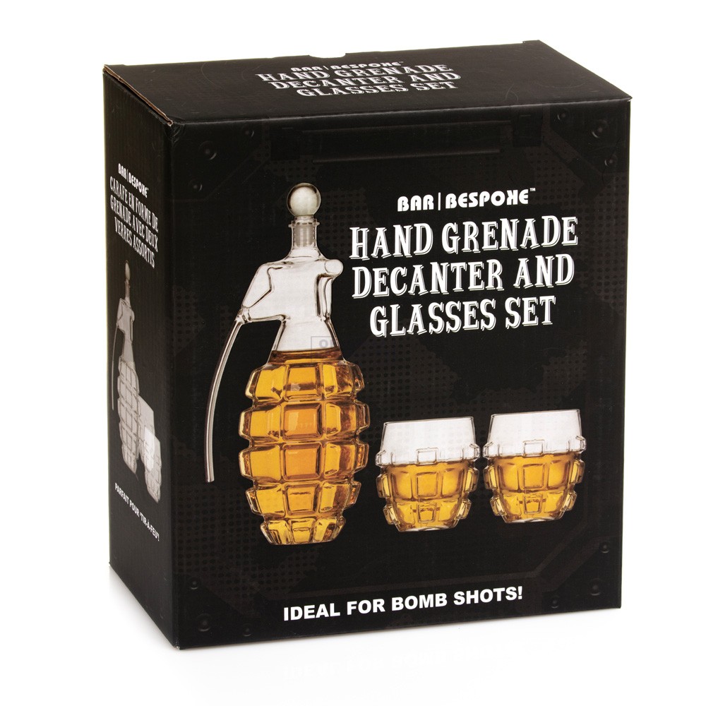 Grenade Decanter Set