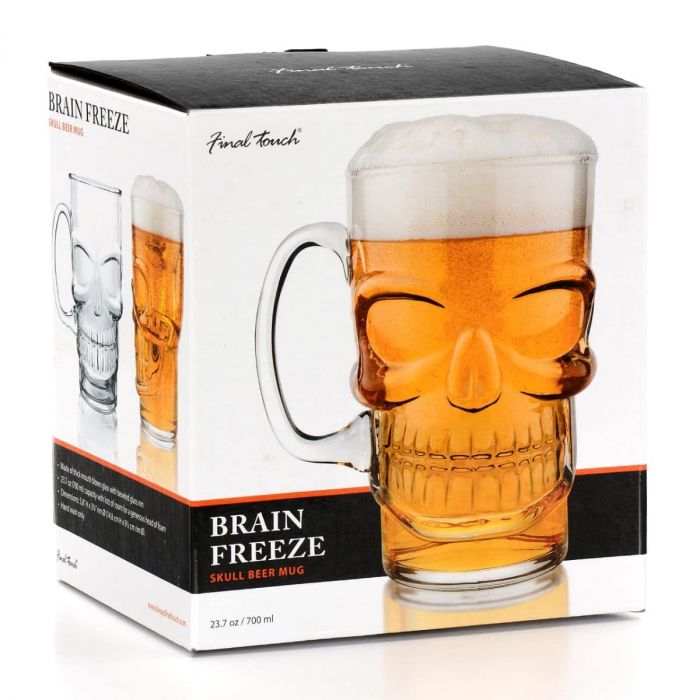 Final Touch Skull Beer Glass