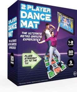 Dance Mat for 2 Player (incl. 110 Songs und 9 Stages)