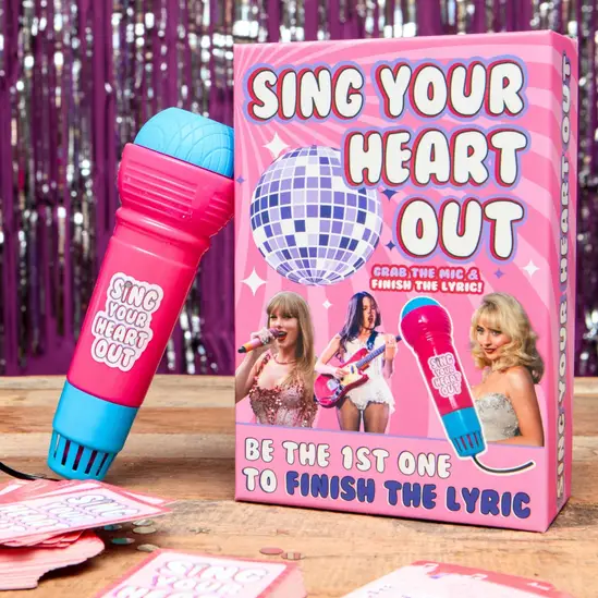 Sing Your Heart Out - Music Quiz Party Game with Microphone