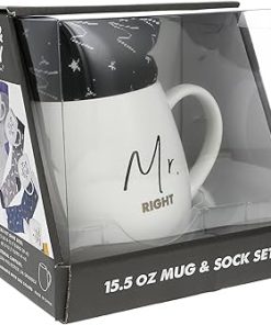 Mr. Right - 15.5 oz Mug and Sock Set